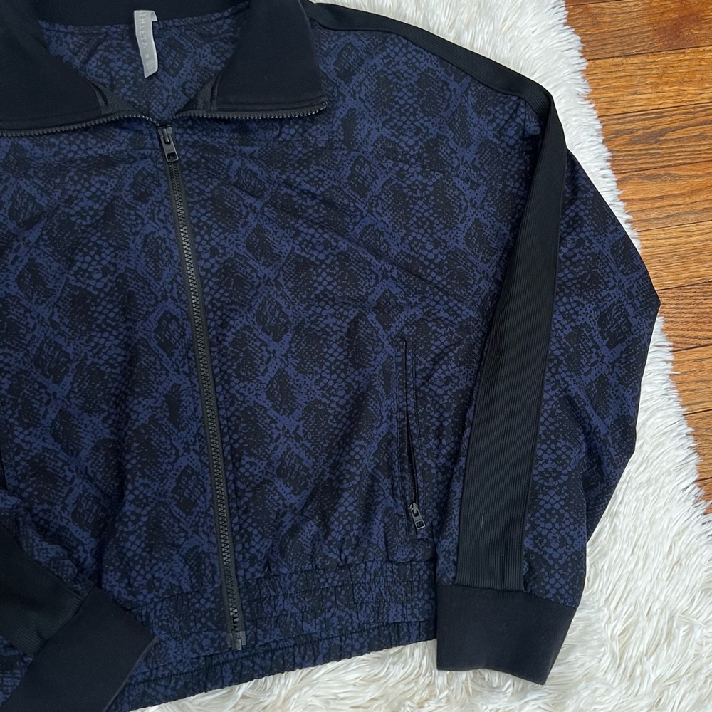 Athleta Brooklyn Python Track Jacket, Athletic Si… - image 3